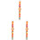 3Pièces Enfants Orange Design Cartoon Ajustable 3