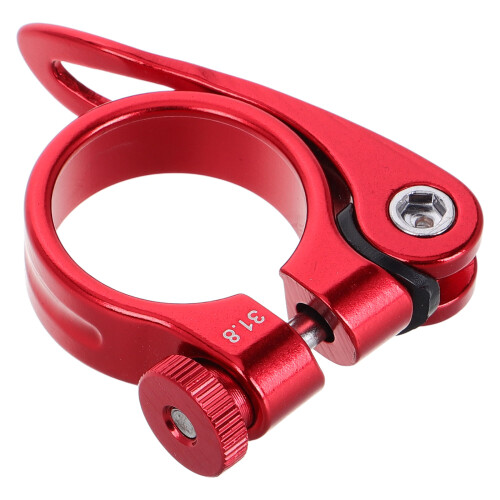 5St Aluminium Quick Release Zadelpen Rood Lichtgewicht