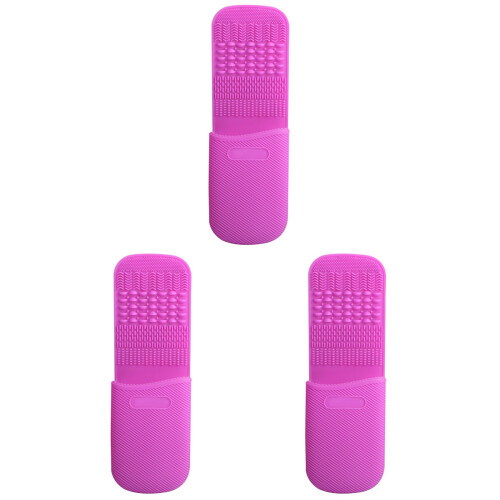 3pcs Makeup Brush Pad Multifunction Silica Gel 2