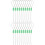 20Pcs Green Steel Wire Cable Seals Self-Locking Safety Tags 5