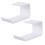 4Pièces Support Casque Gaming Installation Facile Perçage 8