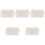 5Pcs Wardrobe Clothes Organizer with Multi-Grid Foldable Fabric Design 5
