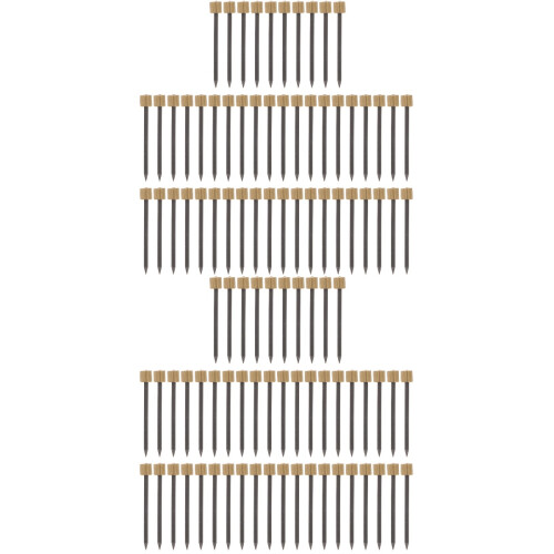 100Pièces Clous Dorés Kit Assortiment Pour Accrocher 2
