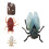 2Ensembles Figurines Cicada Simulation Multi, Jouets Enfants Éducatifs 1