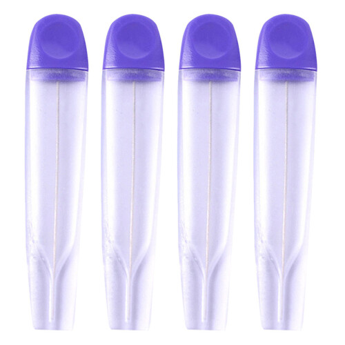 4Sets Metal Purple Cake Tester Sticks with Cover Reusable Baking Tool