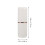 3pcs Box Travel Wash Cup Multifunction White Pencil Case 2