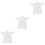 3Pièces Capes Jetables Blanches Durable Légères Pour Outdoor 3