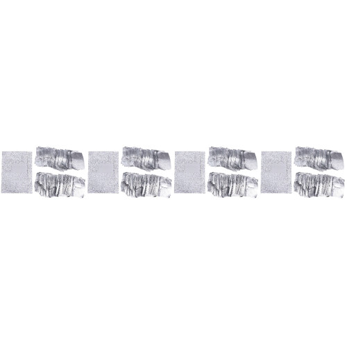 2000Pièces Wraps Nail Foil Argent Usage Pro & Retrait Vernis 2
