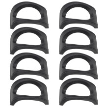 24Pièces Support Ocarina Résine Portable Noir Protection Anti-Dérapant