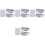 2000Pièces Wraps Nail Foil Argent Usage Pro & Retrait Vernis 2