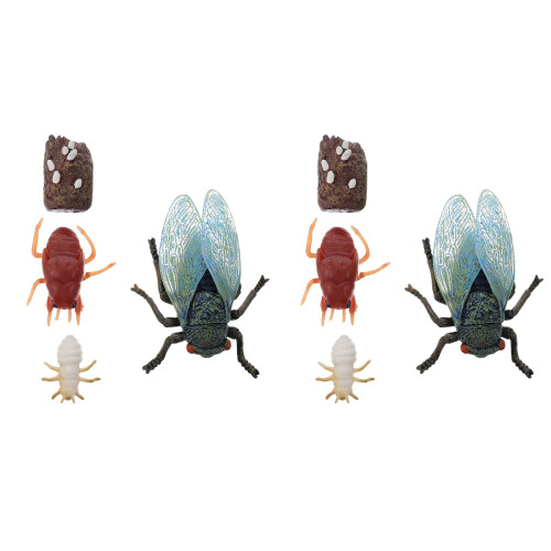 2Ensembles Figurines Cicada Simulation Multi, Jouets Enfants Éducatifs 1