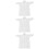 3Pièces Capes Jetables Blanches Durable Légères Pour Outdoor 6