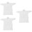 3Pièces Capes Jetables Blanches Durable Légères Pour Outdoor 5