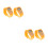 4Pièces Calculatrices Orange , Aide Aux Maths Portable 8