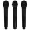 3Pièces Microphones Simulation Noir Microphone Rôle Jeu Enfant 6