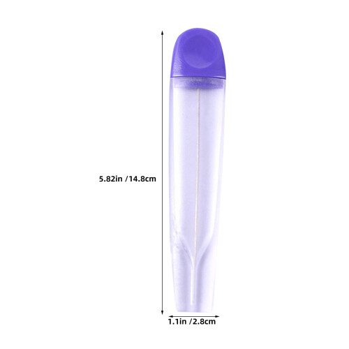 4Sets Metal Purple Cake Tester Sticks with Cover Reusable Baking Tool 2