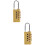 2Pièces Serrure Cadenas Bagage 4 Chiffres Multi-Usage Durable 7