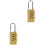 2Pièces Serrure Cadenas Bagage 4 Chiffres Multi-Usage Durable 3