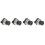 4Pièces USB Flush Mount Connecteur Pour Installation Industrielle 4