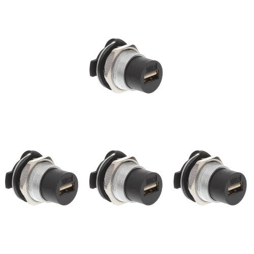 4Pièces USB Flush Mount Connecteur Pour Installation Industrielle 1