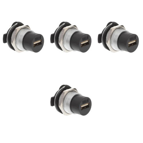4Pièces USB Flush Mount Connecteur Pour Installation Industrielle 2
