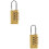 2Pièces Serrure Cadenas Bagage 4 Chiffres Multi-Usage Durable 6