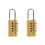 2Pièces Serrure Cadenas Bagage 4 Chiffres Multi-Usage Durable 2