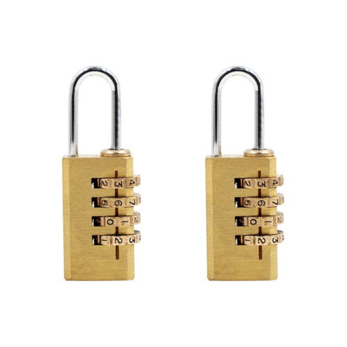 2Pièces Serrure Cadenas Bagage 4 Chiffres Multi-Usage Durable 1