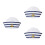 3Pcs Polyester Captain Hats Cosplay Boating Sailor Hats 10