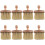 8 Pcs Guitar String Cleaner Brushes With Wooden Handle 7
