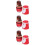 3Ensembles En Bois Rouge Décorations Empilables Noël 10