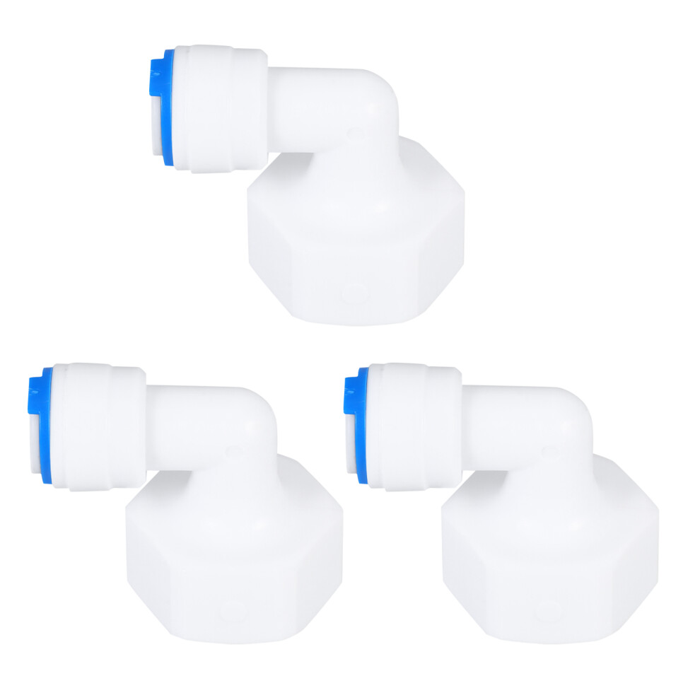 15Pcs White Plastic Water Purifier Adapter Quick Connect For Home Use 3631488190999