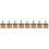 8 Pcs Guitar String Cleaner Brushes With Wooden Handle 6