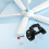 3Sets Versatile Ceiling Fan Mounting Arm Black Iron Bracket Kit 6