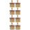 8 Pcs Guitar String Cleaner Brushes With Wooden Handle 10
