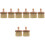 8 Pcs Guitar String Cleaner Brushes With Wooden Handle 5