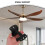 3Sets Versatile Ceiling Fan Mounting Arm Black Iron Bracket Kit 8