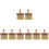 8 Pcs Guitar String Cleaner Brushes With Wooden Handle 4