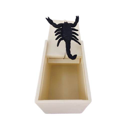 6Pièces Jouets Trompeur Scorpion Clair Décoration À Farces