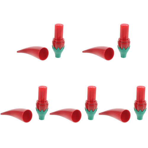 5Pcs Multi-Functional Red Glue Sticks Pepper Shape for Handicrafts 2