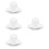 4Pcs Clear Eye Shadow Stamper Compact Blusher Pressing Makeup Gadget 9