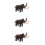 3Pcs Realistic Plastic Elephant Toy Model For Decor And Collection 5