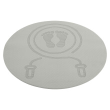 2pcs Skipping Mat Fitness Outdoor Mat Round Tpe