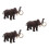 3Pcs Realistic Plastic Elephant Toy Model For Decor And Collection 6