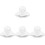 4Pcs Clear Eye Shadow Stamper Compact Blusher Pressing Makeup Gadget 4