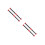 4 Pcs 50Cm Dumbbell Bars With Spinlock Collars And Nuts 9