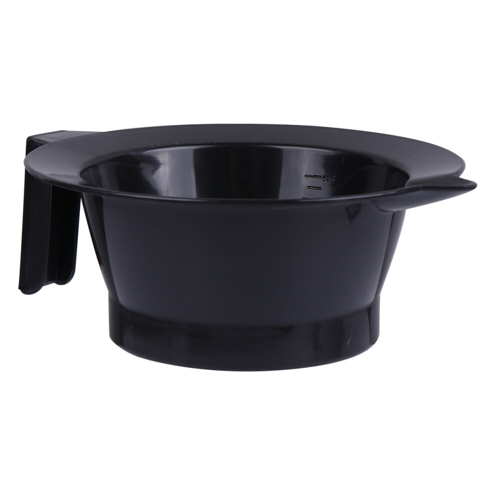 Solustre Black 20Pcs Hair Dye Bowls With Scale Easy Clean Salon Use