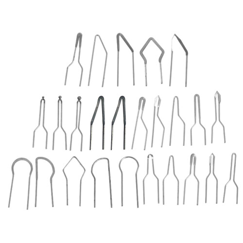 75Pcs Wood Burning Tip Set Silver Iron High Temp Pyrography Nibs 1