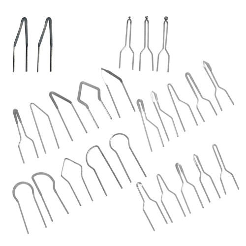 75Pcs Wood Burning Tip Set Silver Iron High Temp Pyrography Nibs 2