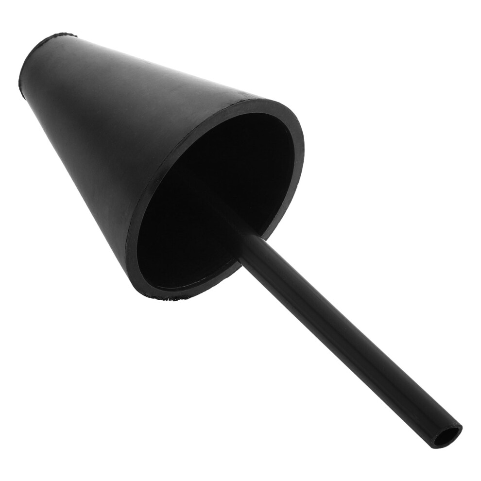 2Pcs Automotive Cone Leak Tester Rubber Intake Exhaust Adapter Black 3631378326934